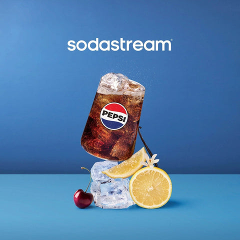 Sodastream Pepsi Wild Cherry Zero Sugar Drink Mix 4 Pack 440ml